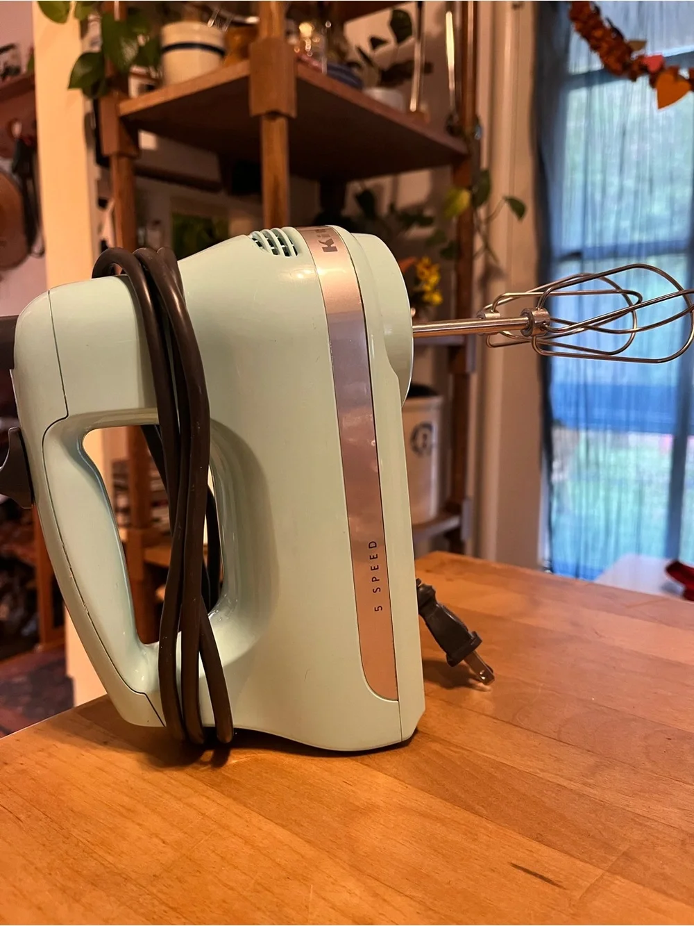 KitchenAid Aqua Sky Hand Mixer - 5-Speed Corded